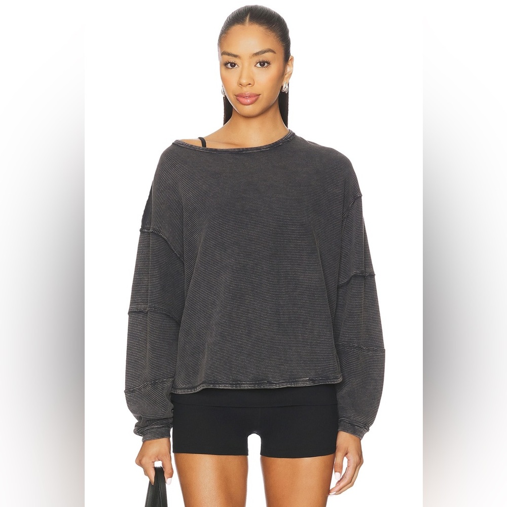 We The Free Charcoal Gray Sweatshirt